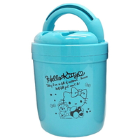 小禮堂 Hello Kitty 莫藍迪冰桶水壺 950ml (藍色)