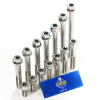 น็อต GR5, Flawlessti, วัสดุไททาเนียม, โช้คอัพหน้าและหลัง, ขนาด M6X10-120 มม. และ M8X15-90 มม.