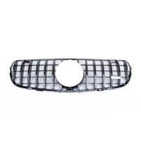 Body Kit Front Radiator Grille for Mercedes Benz C-Class 2015-2021 Net Grill Car Accessories