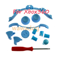 1set For XBOX 360 Full Set Buttons Repair Parts with T8 Red Screwdriver For Xbox360 Wireless Controller