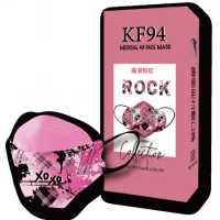 久富餘 KF94韓版4層立體成人醫療口罩-雙鋼印 (10片/盒)X4盒