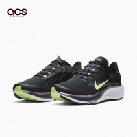 Nike 慢跑鞋 Wmns Air Zoom Pegasus 37 Flyease 藍黑 綠 女鞋 運動鞋 CK8605-001