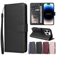 Wallet With Card Photo Frame Stand Magnetic Flip Leather Case For iPhone 15 Pro Max 14 Plus 13 12 11 X XS XR SE 2022 8 7 Cover