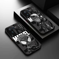 Marvel Spiderman Iron Man Cute Phone Case For Xiaomi Mi 13 12 12s Mi 11 11T 10T 10S 10 Pro Ultra Lite Coque Carcasa Funda