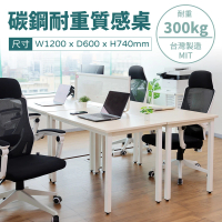 林製作所 120x60cm碳鋼耐重質感桌(台灣製造 書桌 辦公桌 工作桌 實驗桌 電腦桌)