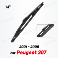 Wiper 14" Rear Wiper Blade For Peugeot 307 2001 - 2008 Windshield Windscreen Rear Window