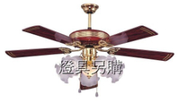 【燈王的店】台灣製 52吋 紅木吊扇(不含燈具) DF137C 馬達保固10年