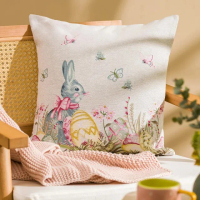 【SOLO 歐洲家居】LCW Home 45CM 復活節彩蛋兔子枕套