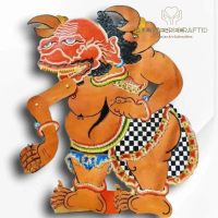 Wayang Alusan Kulit Sapi ASLI Yuyu Rumpung Ukuran Standar Dalang