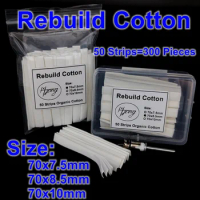 500/250/100/50 Strips Rebuild DIY Cotton Mesh Cotton for PnP GTI GTX Xrion OXVA Xlim GT TPP Caliburn G Boost RPM Repair Tools