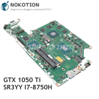 NOKOTION For ACER AN515-52 AN515 AN515-53 Laptop Motherboard HD630+GTX1050Ti I7-8750H CPU DH5VF LA-F