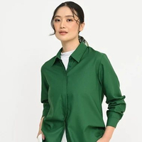 Geulis.id DAILY SHIRT BRIGHT SERIES (12 warna) KEMEJA KERJA / KEMEJA ANTIKUSUT / KEMEJA POLOS S FORE