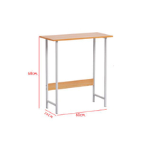 วันหยุด YiFeng Home โต๊ะเรียน โต๊ะนั่งทำงาน ขนาดกระทัดรัด (เฉพาะโต๊ะ) 60x28x68cm ประกอบง่าย  2901 คุ