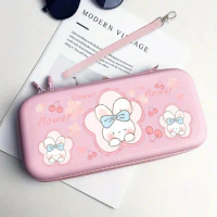 Cartoon Rabbit Bear Storage Bag For Nintendo Switch Oled Portable Travel Bag Lite Game Console Accessories Protection Case