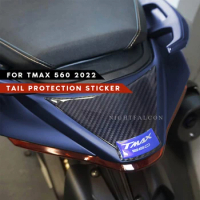 For yamaha tmax 560 2022 tail protection Sticker 3D Tank pad Stickers Oil Gas Protector Cover Decoration
