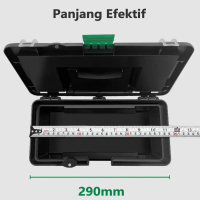 Isku Tool Box Mini 12 Inch Kotak Perkakas Kecil (30*14*12Cm)/Kotak Alat Multi Pasti Ori