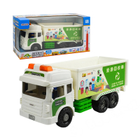 【888ezgo】ST台灣配音大型環保資源回收車（台灣垃圾分類語音）（車門開附人偶）（品質佳超會跑）