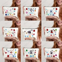 Astrology Gifts Constellation Makeup Bag Zodiac Sign Birthday Gift Cosmetic Bags Horoscope Gifts Star Sign Gifts pouch