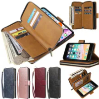 For Vivo X27 Pro/X50/X50E/X50 Pro/X51/X60/X60 Pro Case Cover Zipper Leather Flip Wallet Cover Phone Card Slot Phone Cover Bag