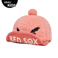 【MLB】童裝 FLEECE可調式棒球帽 童帽 Mega Bear系列 波士頓紅襪隊(7AWRC0426-43COL)