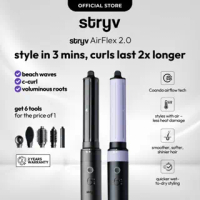 Stryv AirFlex 2.0 | 6-in-1 Hair Multistyler | Heatless Styling | Coanda Tech | 2-Year Warranty