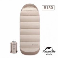 Naturehike B180春暉可機洗加寬帶帽睡袋 MSD11(台灣總代理公司貨)