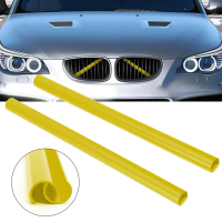 1 Pasang Batang Grid Sokongan Bentuk V untuk BMW E60 Kuning #E