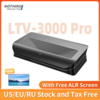 Awol Vision Ltv 3000 Pro Ultra Short Throw 4K Laser Projector With 120 Black Series Screen