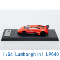 PC CLUB 1/64 模型車 Lamborghini 藍寶堅尼 LP640 PC640001I 橘色