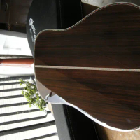 Nature spruce solid top D style 45 Acoustic guitar electric guitar With EQ can the guitar hard case In stock 8YUE31