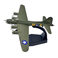 1/144 Scale WWII US B17 B-17 Flying Fortress Heavy er โลหะทหารเครื่องบินเครื่องบินของเล่น Collection Gift
