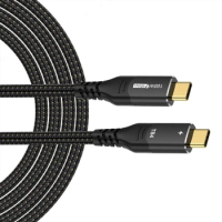 Thunderbolt-compatible 4 Charging Cable Support 8K/60Hz 4K/144Hz/120Hz Fast Data Transfer Cord 40Gbps 100W Quick
