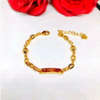 Gelang Tangan dan Kaki rantai plat baby anak lucu Bayi