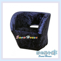 ╭☆雪之屋居家生活館☆╯R319-03 826造型單人沙發(寶藍色)/小沙發/休閒椅/造型椅/房間椅/沙發矮凳