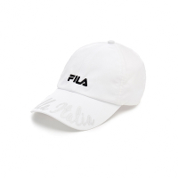FILA 吸濕排汗運動帽-白色 HTY-5002-WT