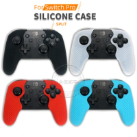 HOTHINK 1pair Soft Split Silicone Case Cover Protective Skin for Nintendo Switch Pro Controller Gamepad