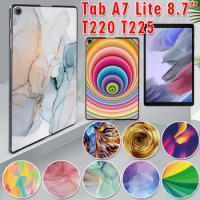 Case for Samsung Galaxy Tab A7 Lite 8.7" SM-T220 SM-T225 Watercolor Pattern Ultra Thin Cover for Tab A7 Lite 2021 Tablet Case
