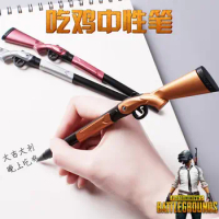 1Pcs Creative Pen Black Ink Canetas Office Student Gift Writing Pens Toy Gun Shape Gel Pen Stationery sniper rifle Papelaria