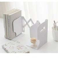 2Colors Retractable ABS Book Stand Creative Students Use Bookshelf Data Clip Stretch File Baffle Retract Zoom Book Shelf Bookend