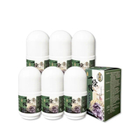 【Flowers 花芊】金牌 金門一條根一條根加倍滾珠凝露 6入組(40g/1瓶 加倍涼感)