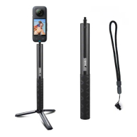 Insta360 ONE X2 Accessories Aluminum Alloy Invisible Selfie Stick for FIMI PALM 2 Handle Gimbal Camera 130cm for One X3