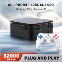 PC Retro Video Game Console With 52000 Games 4K HD Windows 11 Pro Portable Game Player For PS3/PS2/PS1/WII/Sega Saturn/Game Cube
