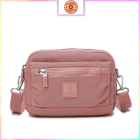 Gudika Crossbody Bag Zipper Storage Bag Women's Casual Shoulder Bag Nylon Waterproof Sling Bag
