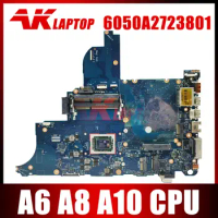 For HP ProBook 645 G2 655 G2 laptop Motherboard Mainboard With A6 A8 A10 AMD CPU UMA 6050A2723801 Motherboard