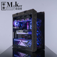 【台灣 現貨】華碩ROG全家桶太陽神GX601組裝電腦遊戲水冷整機RTX3060鎖/3080TI