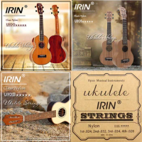 IRIN Professional Ukulele Strings Black Clear Nylon Strings Colorful Ukulele Strings Stringed Instrument Parts Accessories