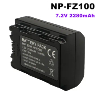 NP-FZ100 2280mAh Replacement Battery Compatible with Sony FX3,FX30,A1,A9,A9 II,A7R III,A7S III,A7 III,A7 IV,A6600,A7C Cameras