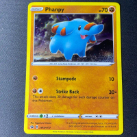 Phanpy Holo EN SWSH117 Sword & Shield Promo Kartu Pokemon TCG ENGLISH
