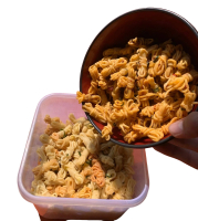 MIE GULUNG MIE LILIT 250 GRAM KRIUK CETAR RENYAH ORIGINAL PEDAS DAUN JERUK TEMAN MAKAN NGEMIL MACAM 