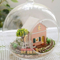 【WT16121304】 手製DIY小屋 手工拼裝房屋模型建築-潘朵拉花園